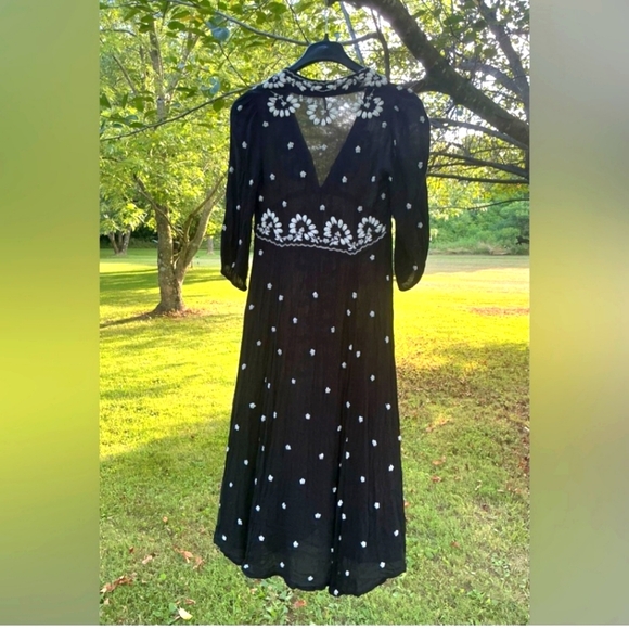 Free People Embroidered Fable Dress - Picture 4 of 4